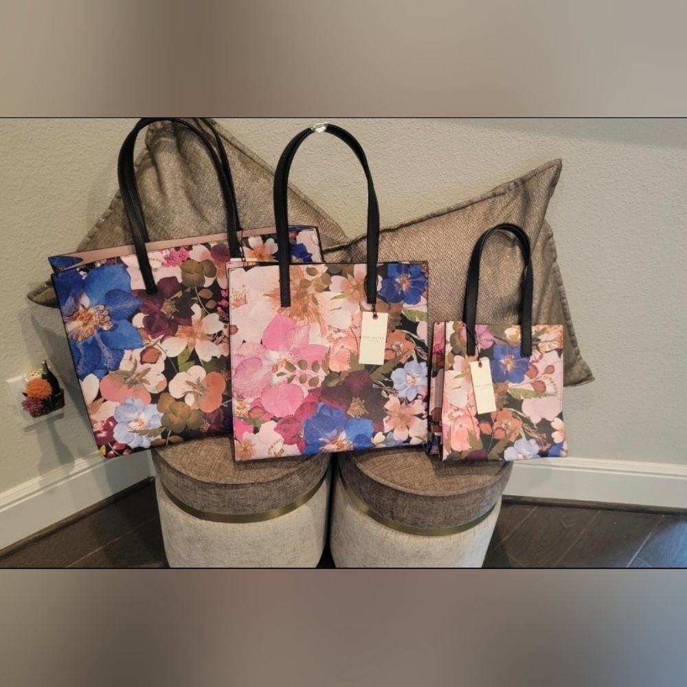 Ted Baker London the icon floral 3pcs totes